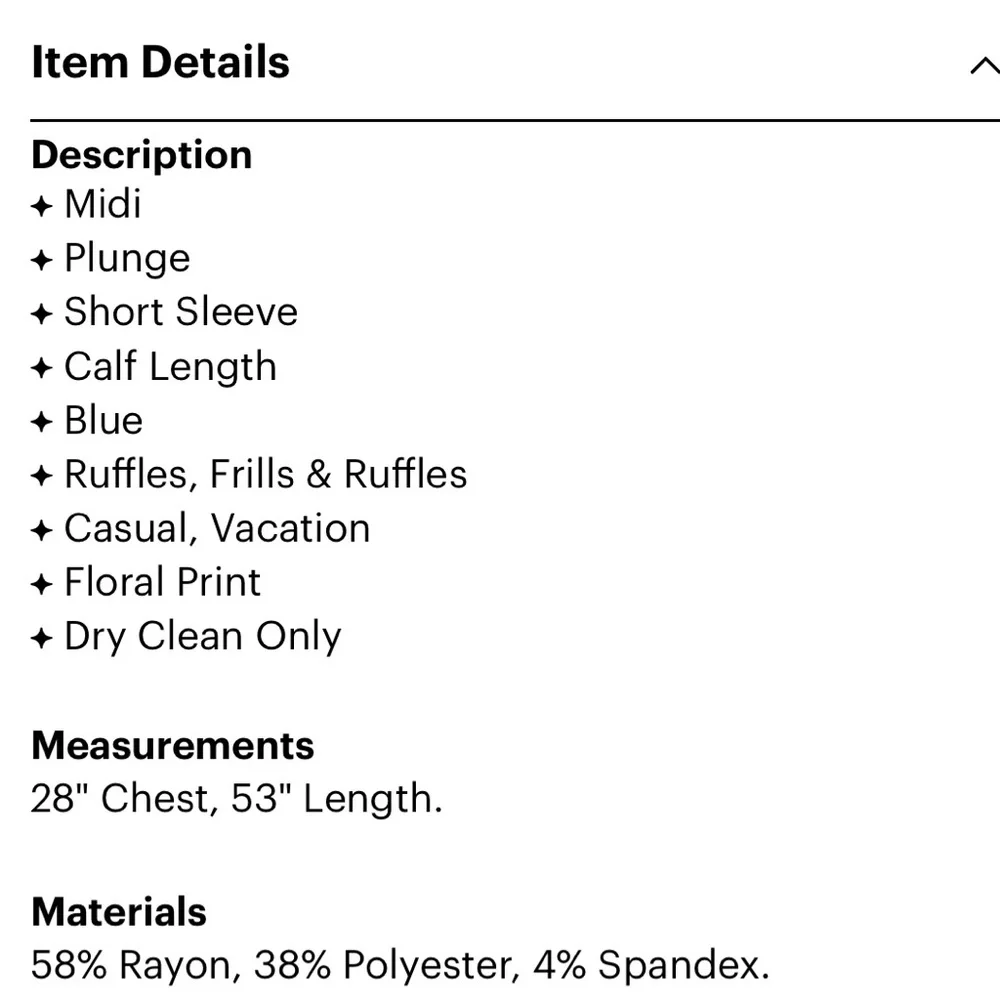 Saloni Blue Rose Ruffle Silk Midi Dress 6 - Picture 4 of 6
